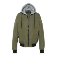 Jacke Khaki Schott Pastron Abnehmbar