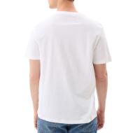 Weißes Herren-T-Shirt von Calvin Klein Jeans Microsss Ansicht 2