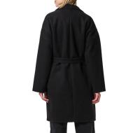 Schwarzer Mantel Frau Pieces Jolene Ansicht 2