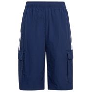 Pantalón corto cargo azul marino para niño de Adidas ver 2