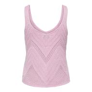 Women's Light Pink Crochet Top Jdy 15226348 Photo of the Espace des Marques %store% store - view of %key%