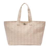 Lacoste Women's XL Summer Beige Shopping Bag