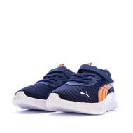 Puma Flexfocus Sneaker in Marineblau/Orange für Jungen Ansicht 6