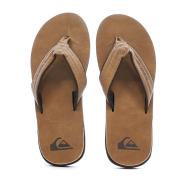 Chanclas marrones para hombre Quiksilver Carver Nubuck ver 3