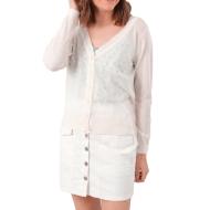 Women's ecru lace Cardigan Deeluxe Milsa affordable