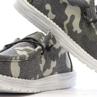 Hey Dude Camo Herren-Militärschuhe in Khaki Ansicht 7