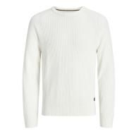 Weißer Herren-Strickpullover von Jack & Jones Pannel günstig