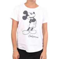 Weißes Damen-T-Shirt Disney Mickey California Vintage günstig