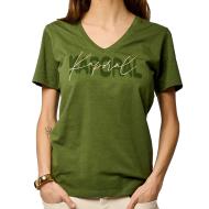 Camiseta de mujer verde Kaporal VASICE barato