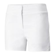 Weiße Damen Puma Bahama Golf Shorts