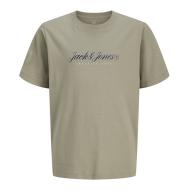 Grünes T-Shirt für Jungen von Jack & Jones, Modell „Montauk“, Vorderseite