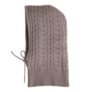 Taupe Kapuzenhaube Frau Vila Balaclava günstig