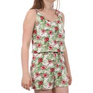 Combishort Blanche/Verte Femme Vero Moda Easy