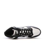 Baskets Blanches/Noires Homme Nike Dunk Hi vue 4