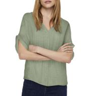 T-Shirt Vert Femme Vero Moda Mathilda pas cher