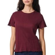 Camiseta Burdeos Mujer Pieces Marie
