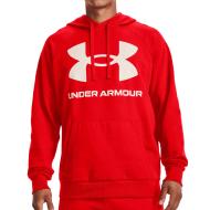 Sweat à capuche Rouge Homme Under Armour Rival Fleece pas cher
