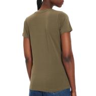 Khaki T-Shirt Frau Pepe jeansNew Virginia Ansicht 2