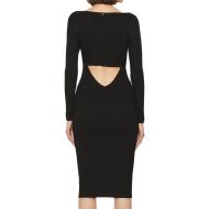Kleid Schwarz Frau Guess Adele Ansicht 2