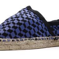 Ushuaia Dimitri Men’s Blue/Black Damier Espadrilles Photo of the Espace des Marques %store% store - view of %key%