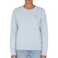 Hellblaues Damen-Sweatshirt Tommy Hilfiger Flag Crew1 günstig