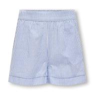 Pantalón corto azul/crudo para niña ONLY Kogsmilla barato