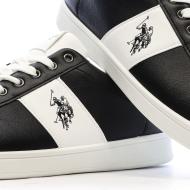 Baskets Noires/Blanches Homme US Polo ASSN High-top vue 7