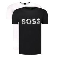 Set of 2 Black/White Hugo Boss Printed Men’s T-shirts affordable