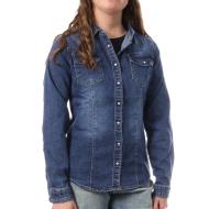 Hemd Blau Frau Monday Premium 591