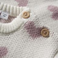Girls' white/pink jumper Name it Foana Photo of the Espace des Marques %store% store - view of %key%