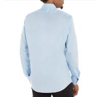 Camisa azul para hombre Calvin Klein Jeans Poplin Stretch Regul ver 2
