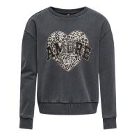 Sudadera Gris Niña Kids ONLY Gruna ver 2