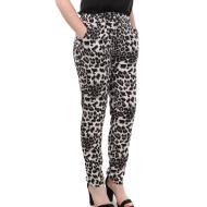 Pantalon Noir Léopard Femme Vero Moda Easy