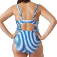 Women's White/Blue Pregnancy Swimsuit Mamalicious Zaga Photo of the Espace des Marques %store% store - view of %key%