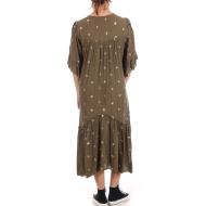 Vestido de color caqui para mujer Goa Mimi ver 2