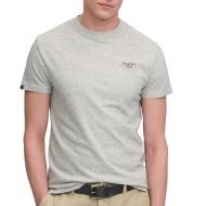 T-Shirt Gris Clair Homme Superdry Essential Serif