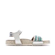 Girl's silver and pearl sandal Mod8 Mo Charlene Photo of the Espace des Marques %store% store - view of %key%