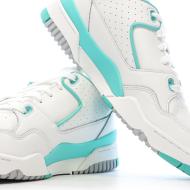Baskets Blanches/Turquoises Homme Le Coq Sportif Nineties vue 7