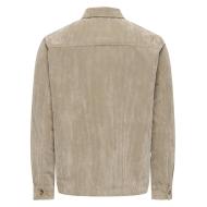 Camisa de terciopelo acanalado beige para hombre de Only & Sons Corduroy ver 2
