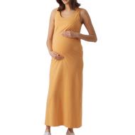 Langes Kleid Orange Frau Mamalicious lmia günstig