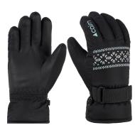 Guantes Cairn Madison negro/azul para niño y niña barato