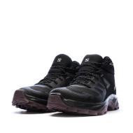 Zapatillas de senderismo negras para mujer Salomon Exeo Mid ver 6
