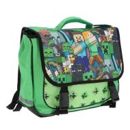 Mochila verde para niño de Minecraft