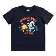 T-Shirt Marine Garçon Quiksilver Bestbuds pas cher