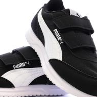 Puma R78 Lightwind – Einfarbige schwarze Sneaker für Jungen Ansicht 7