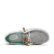 Hey Dude Wendy Heathered Slub Grey Heathered Women's Shoes Photo of the Espace des Marques %store% store - view of %key%