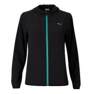Schwarze Puma Pwrtrain Woven Fullz Jacke für Mädchen günstig