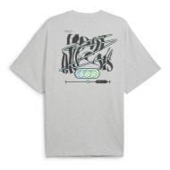 Puma Hoop Männer T-Shirt Grau Ansicht 2