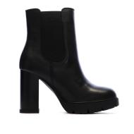 Schwarze Damen-Stiefeletten von Tommy Hilfiger im Chelsea-Stil Ansicht 2