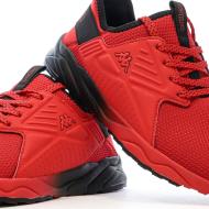 Schwarze/Rote Jungen-Sneakers Kappa San Puerto Lace Ansicht 7